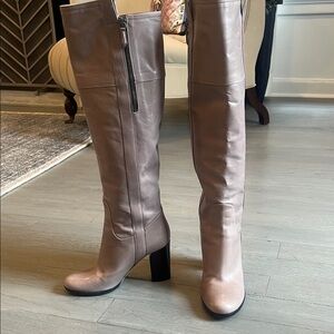 Reed Krakoff Knee Boots in Light Brown